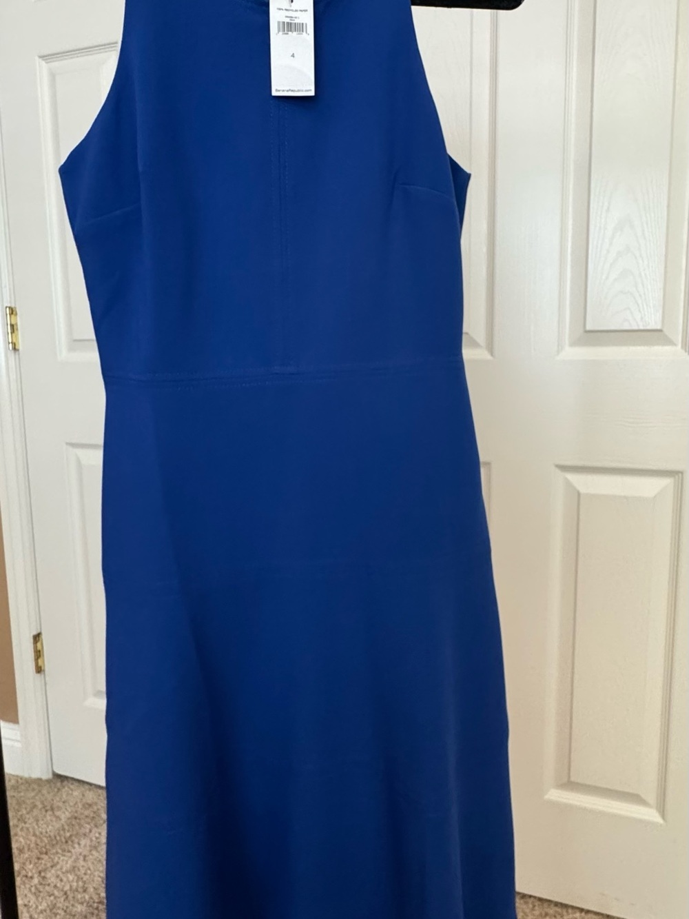 Sleeveless Banana Republic Royal Blue Women's Dress size 4